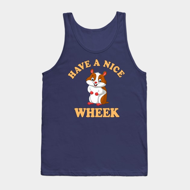 Guinea Pig Cavy Pet Furry Fluffy Wheek Tank Top by HiDearPrint